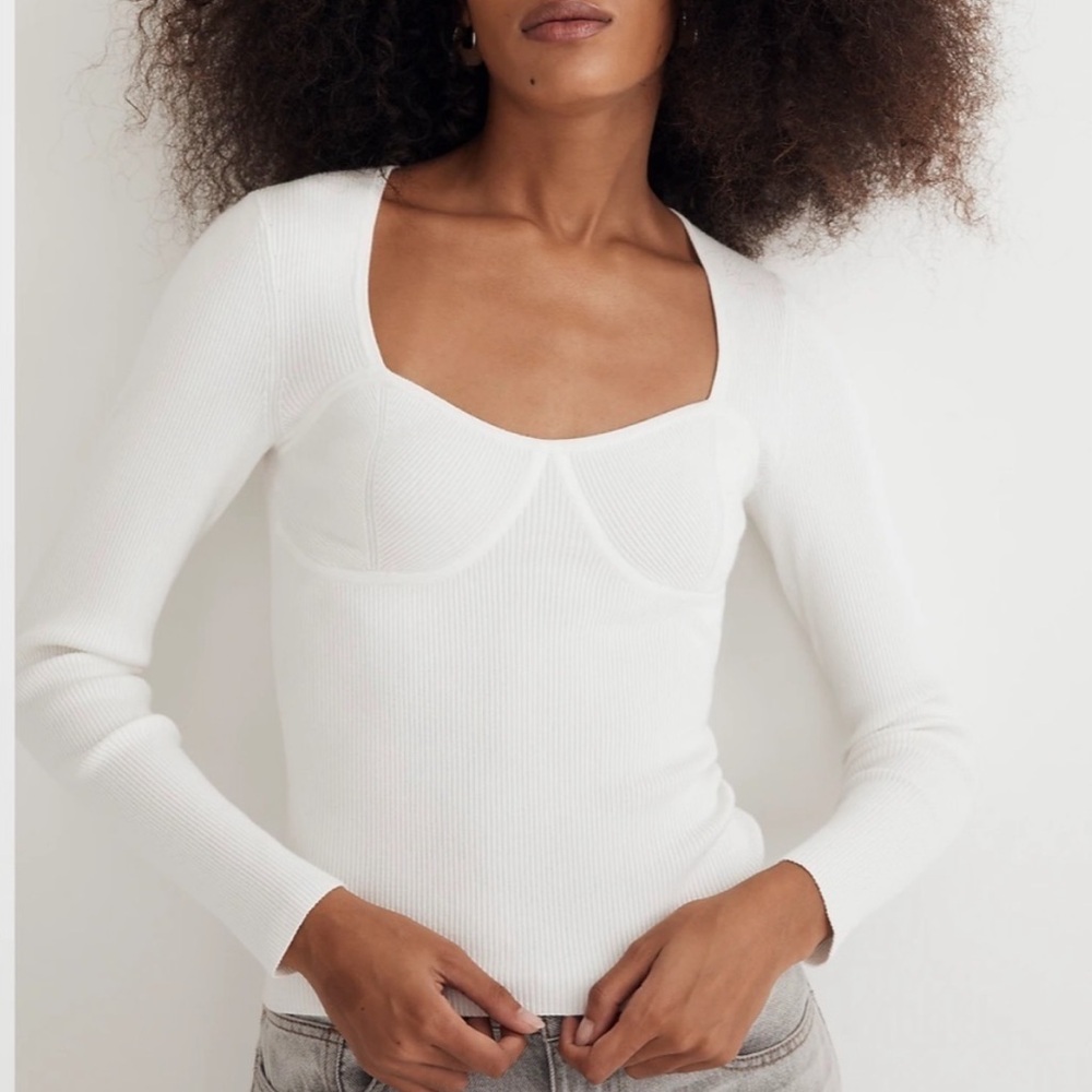 NWOT Madewell Wide Rib Sweater top